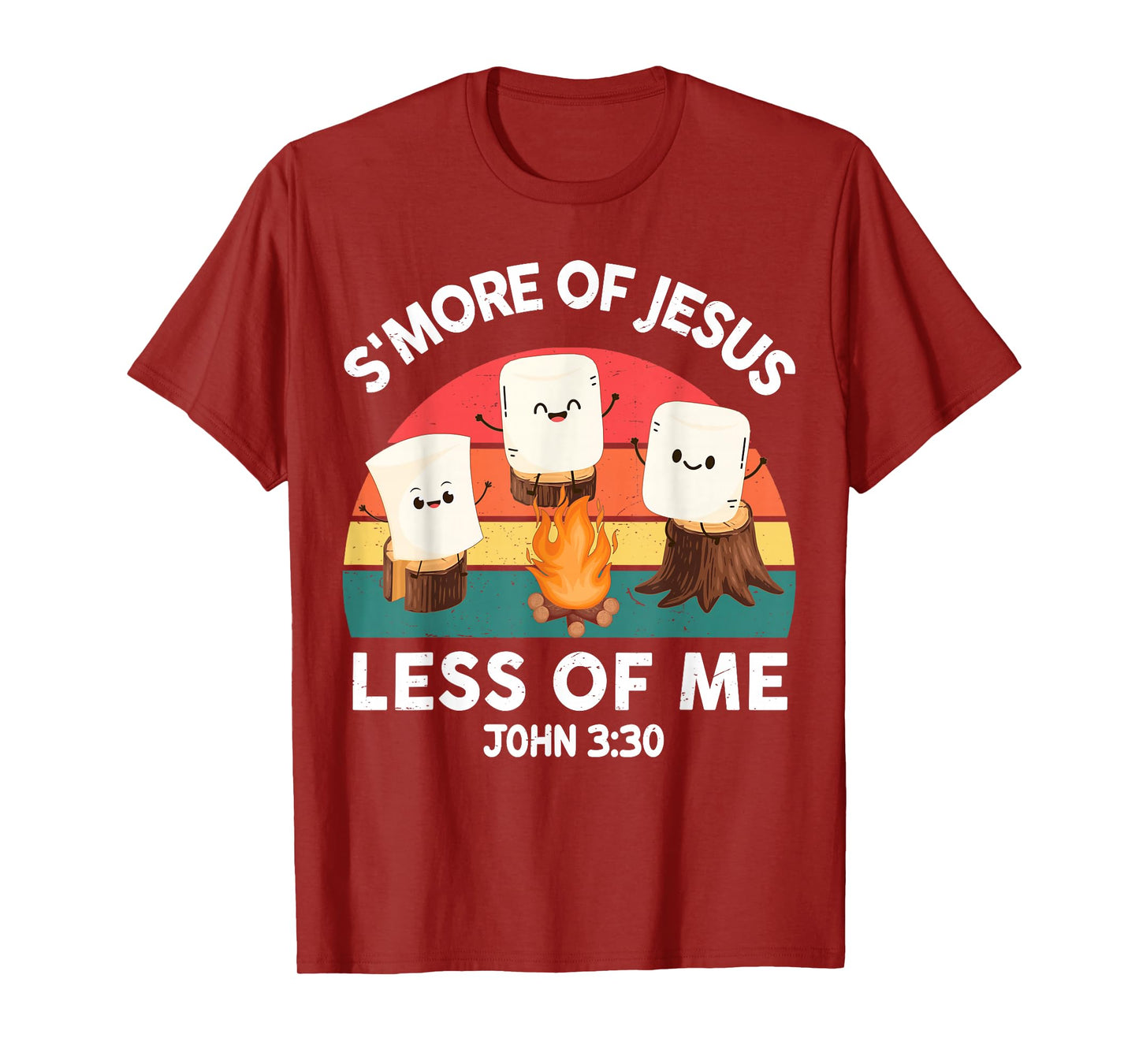 Kids S'more Of Jesus And Less Of Me Girl Religious Christian T-Shirt