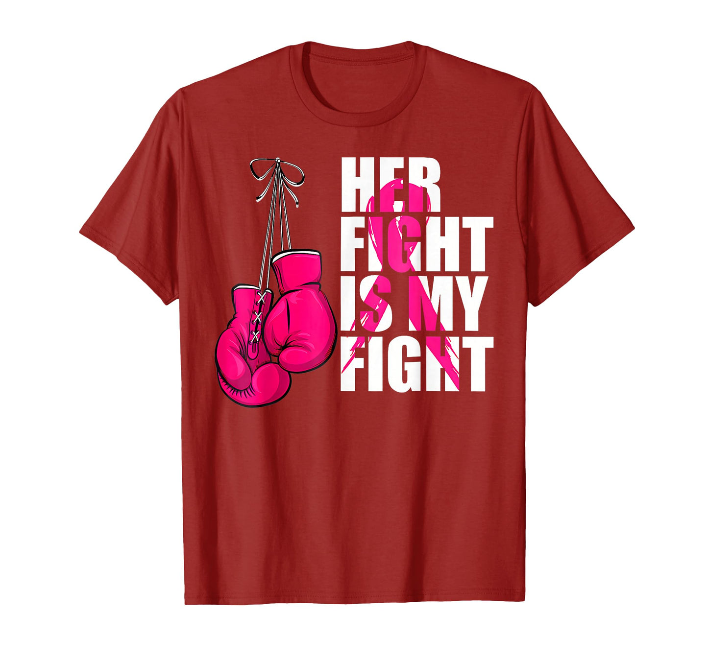 Breast Cancer Awareness Husband Support Squad T-Shirt