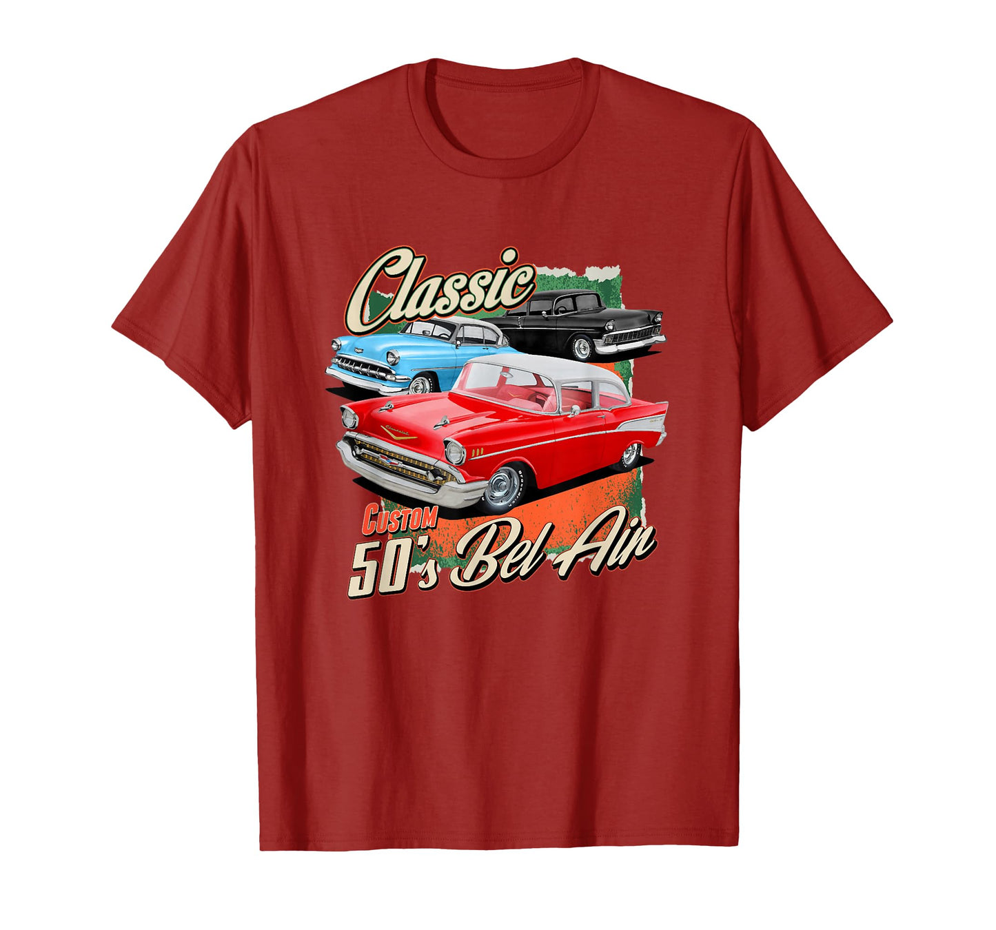 50s bel air vintage classic car 1953 1955 1956 1957 57 55 T-Shirt
