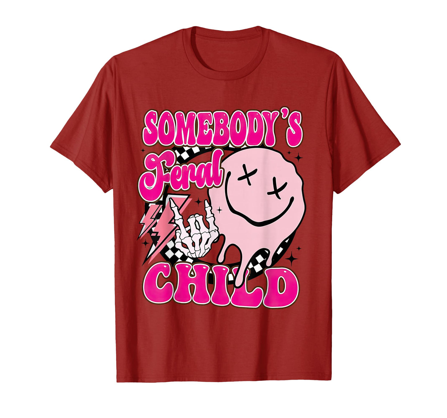 Somebody's Feral Child Toddler Girl and Boy Funny Quotes T-Shirt