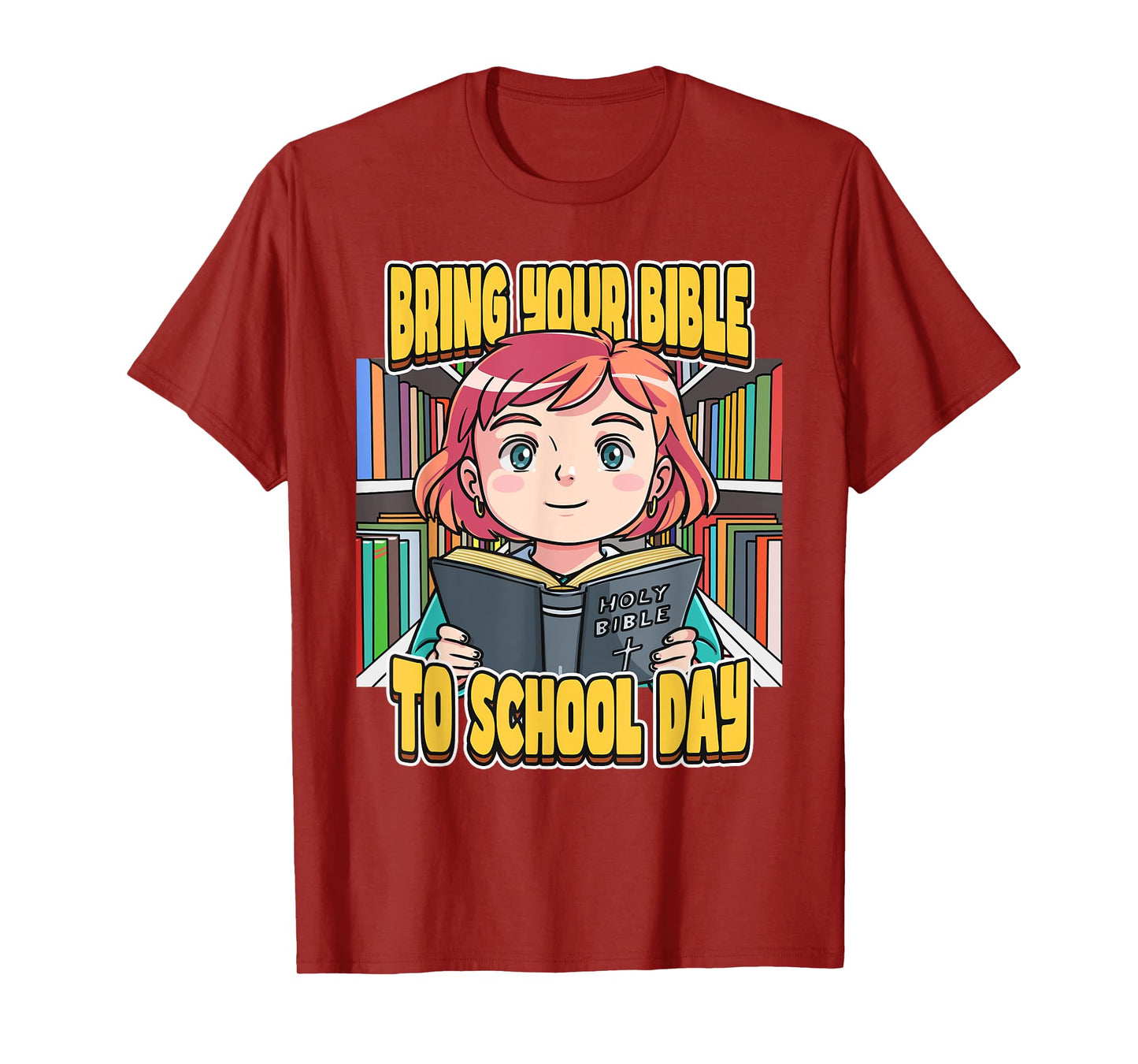 Bring Bible To School Celebrate Your Reading Sacred Text Day T-Shirt