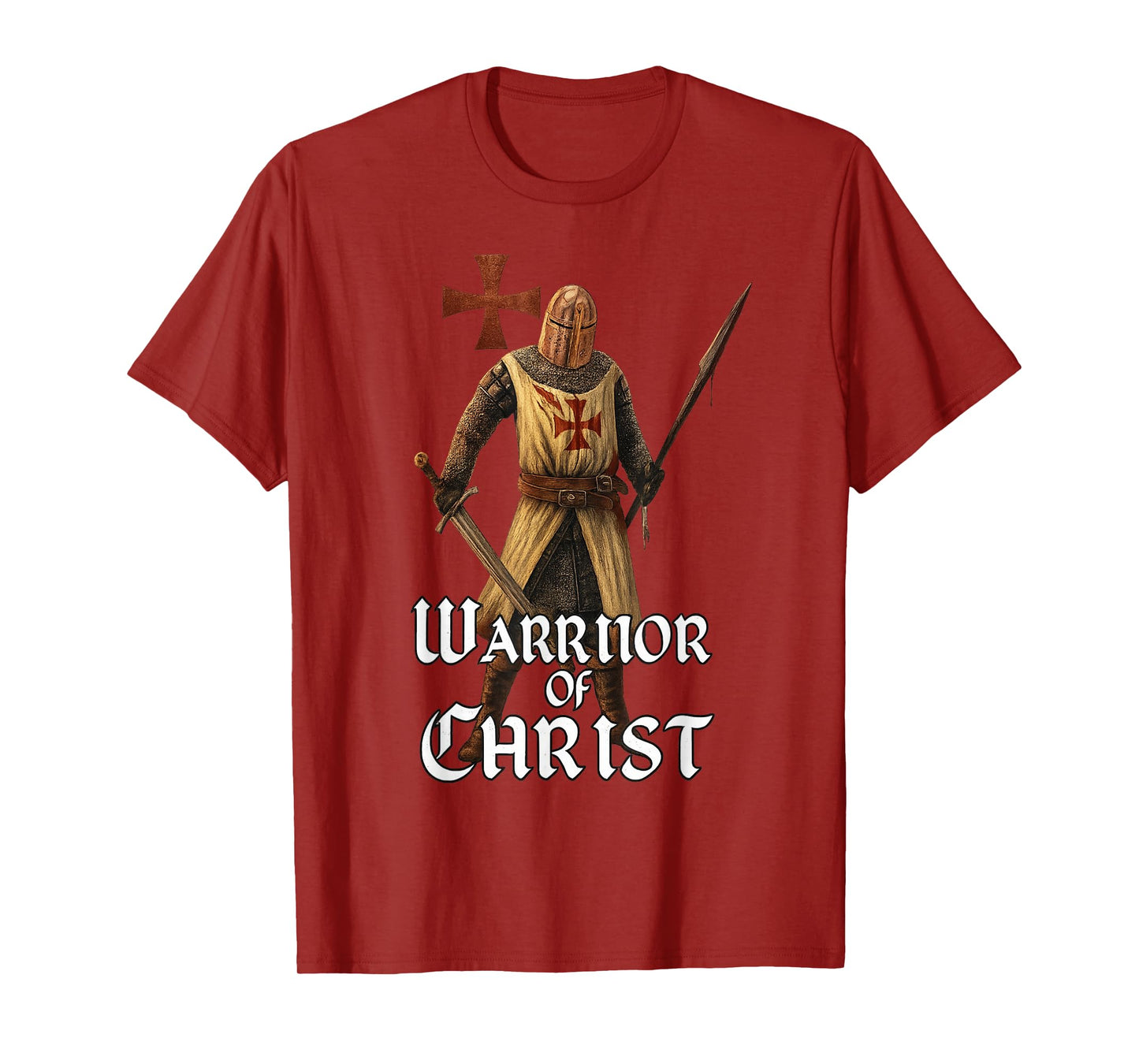 Warrior Of Christ | Templar Knight | Catholic Warrior T-Shirt
