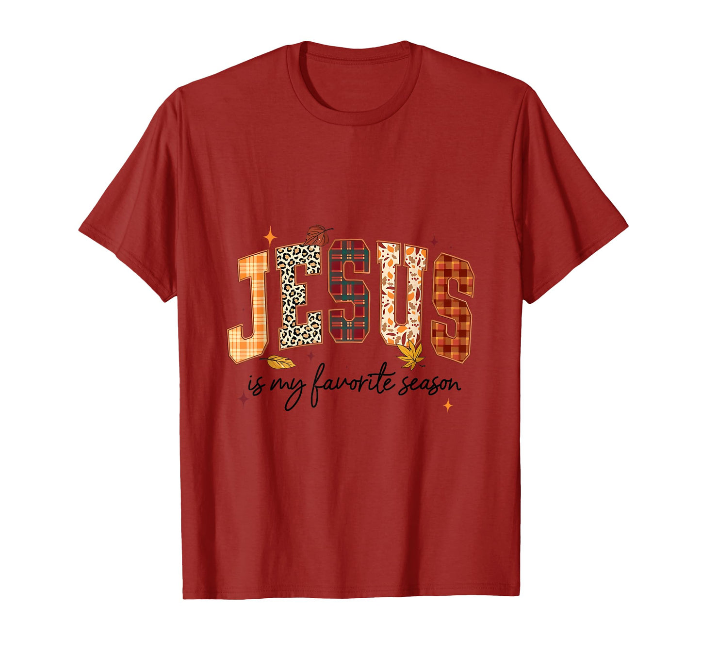 Vintage Jesus is My Favorite Season Fall Jesus Christian T-Shirt