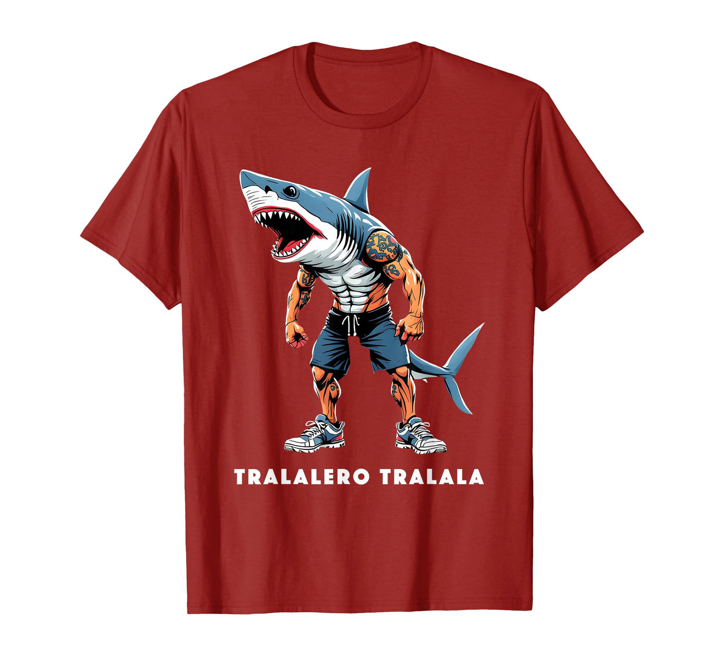 Tralalero Tralala Meme Tee Funny Shark Quote Italian Saying T-Shirt