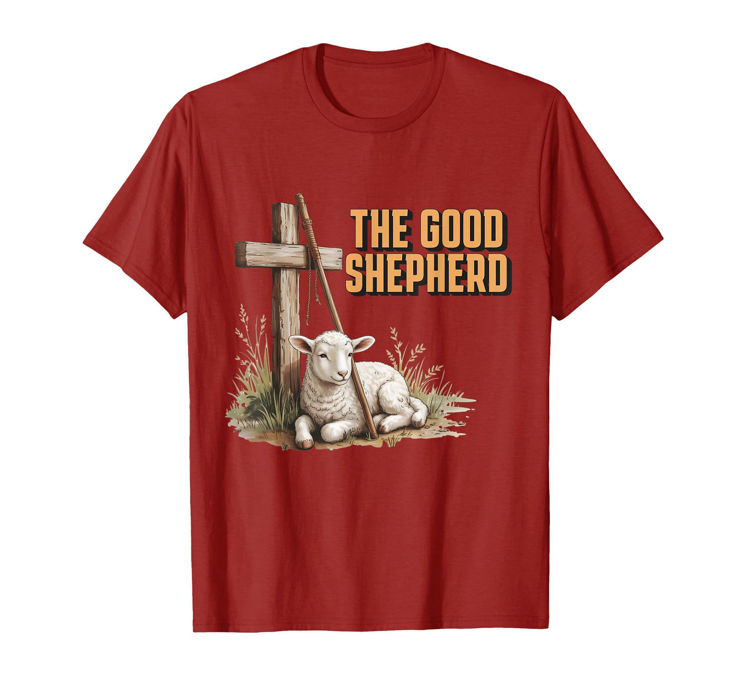 Faith Lamb, Jesus The Good Shepherd, Biblical Verse T-Shirt