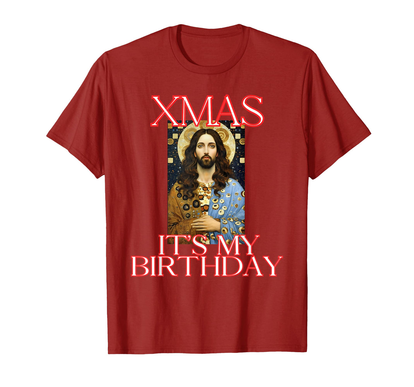 Xmas It's My Birthday Say Jesus Style Christmas Funny Gifts T-Shirt