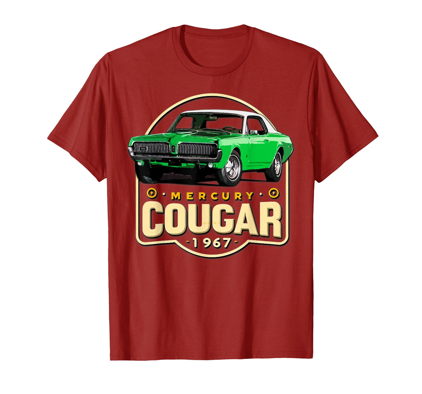 1967 Mercury classic Cougar cars T-Shirt