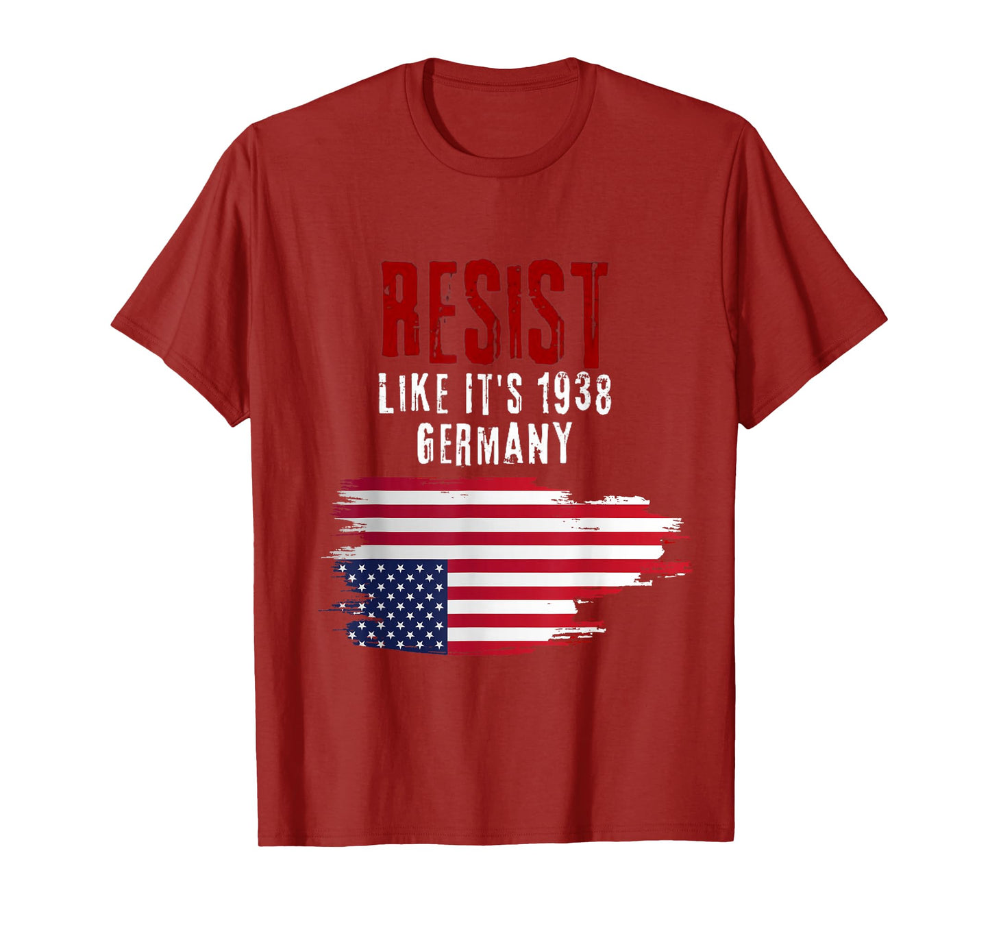 Vintage Resist Like It's 1938 Germany Flag Funny T-Shirt