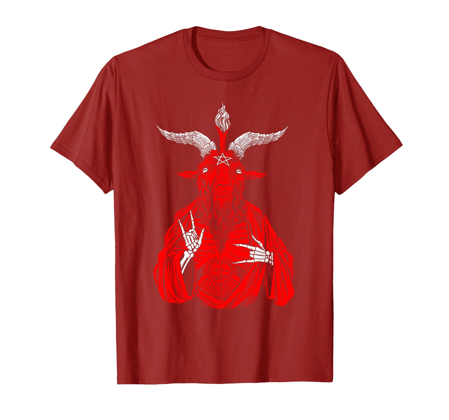 Blackcraft AntiChrist Goat Satan Baphomet shirt for Atheist T-Shirt