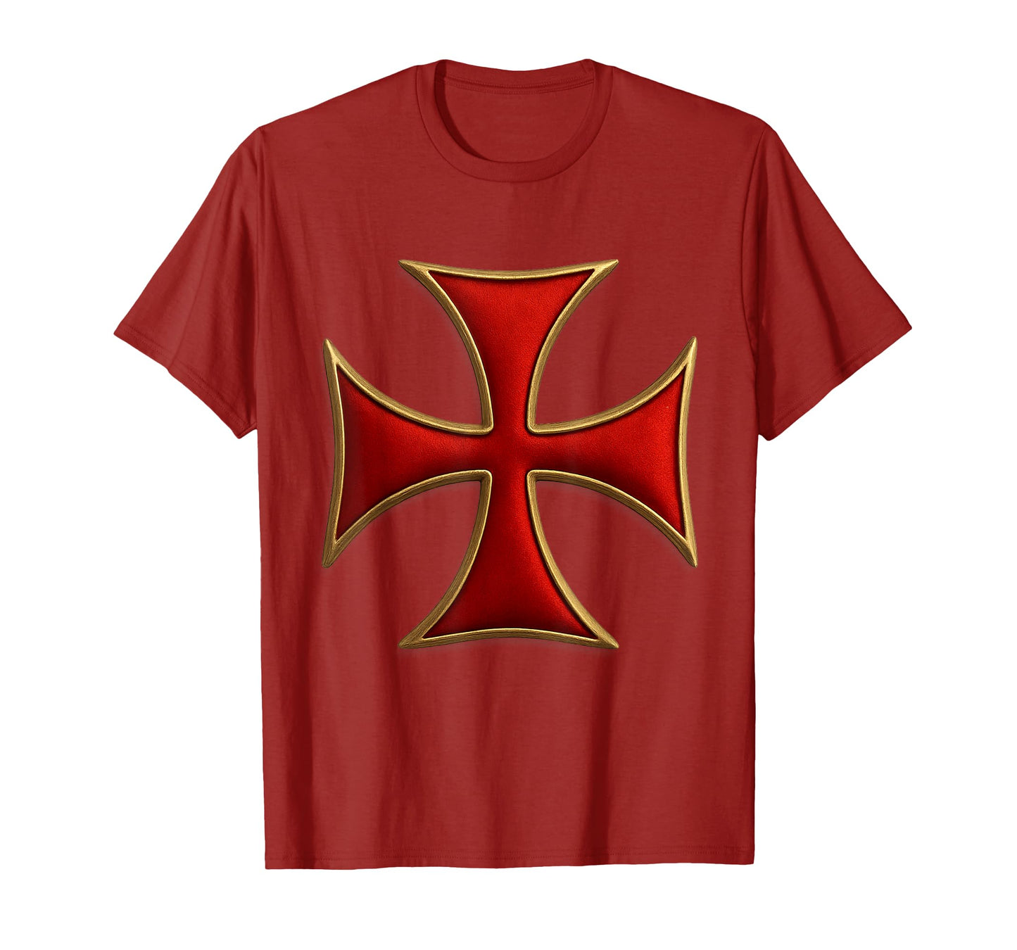 Cross Pattee - Christian Knight - Templar Cross T-Shirt