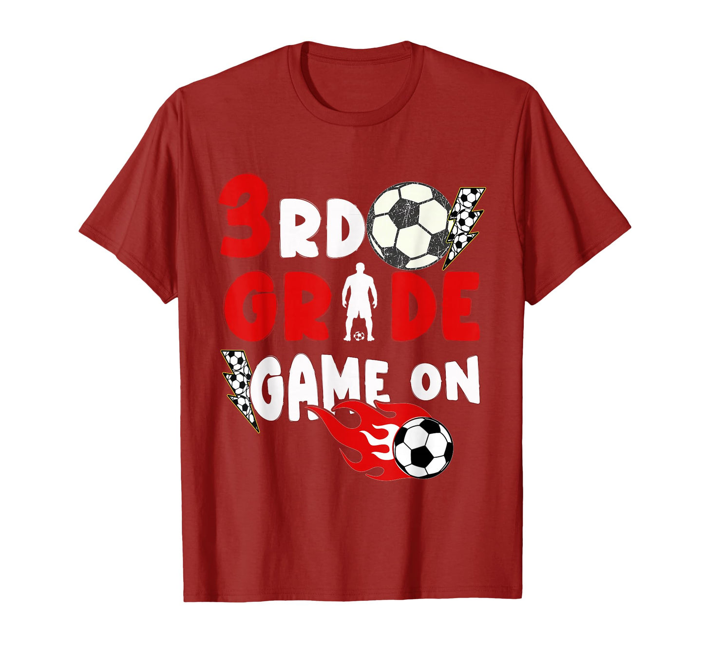 3rd Grade Game On Funny Soccer First Day of School Boys T-Shirt
