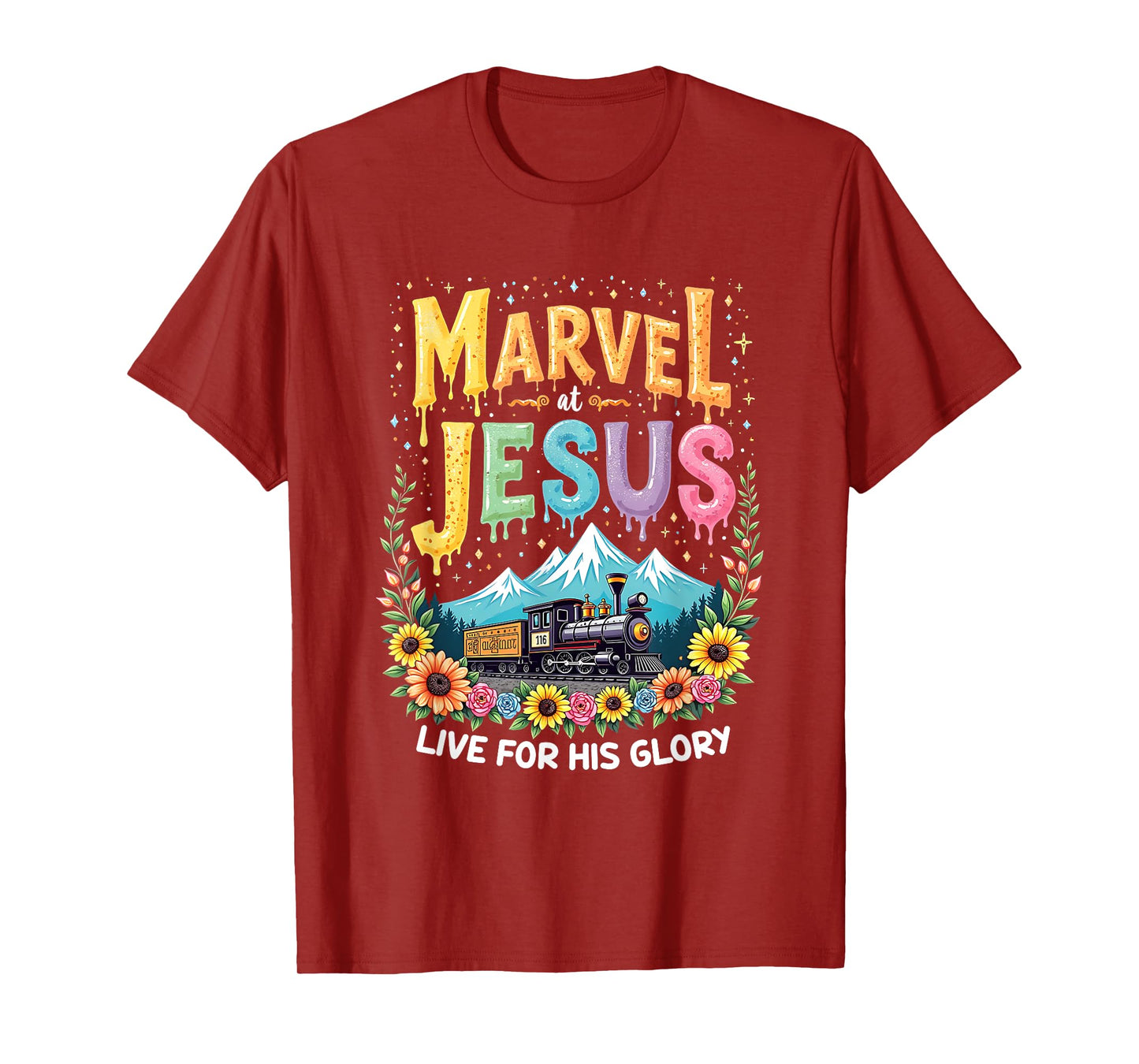 His Glory Junction Train True North Christian Camp VBS 2025 T-Shirt