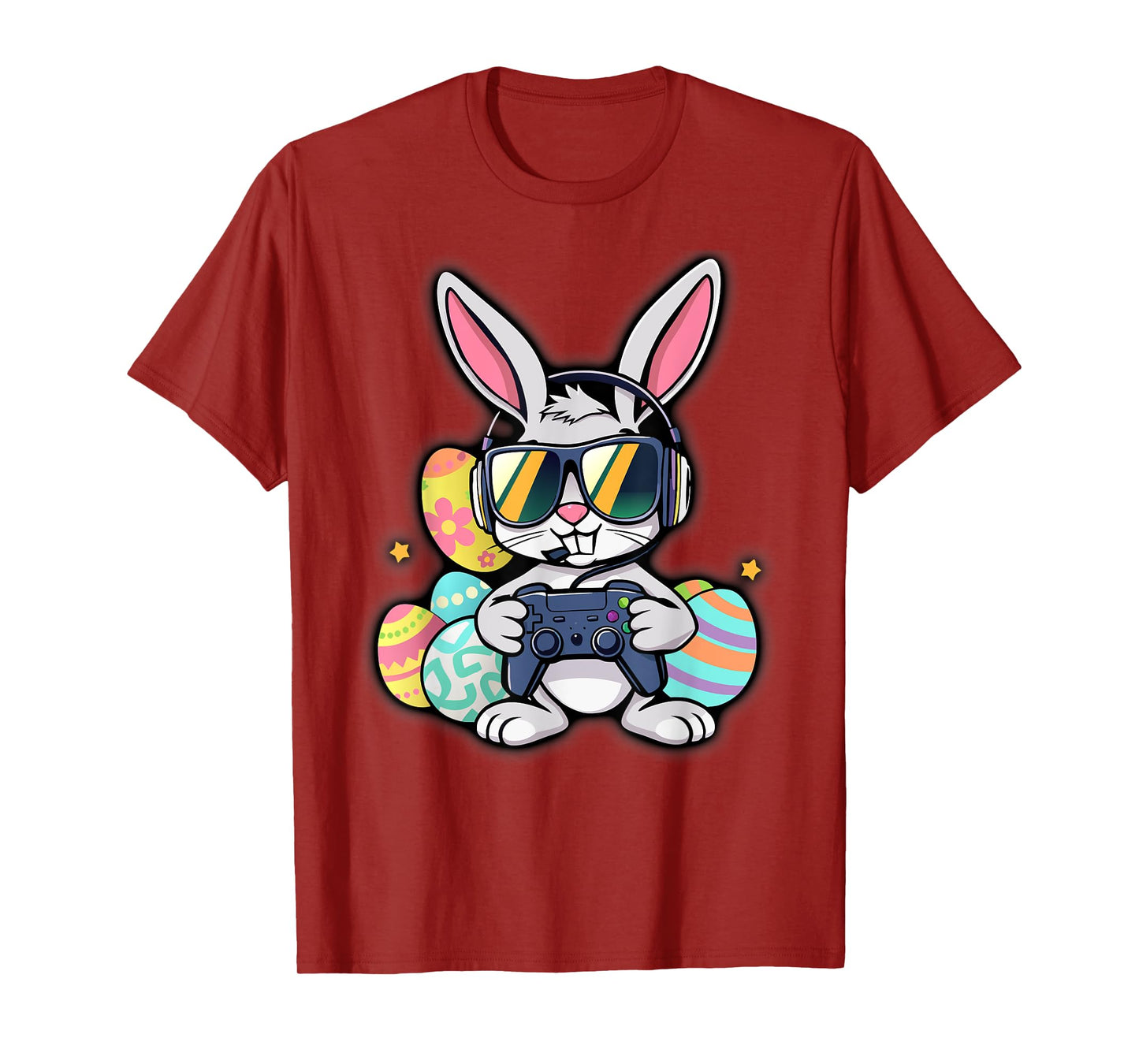 Easter Video Game Bunny Eggs Gaming Gamer Boys Men Teen Kids T-Shirt