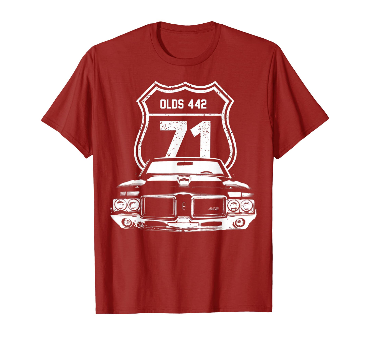 1971 71 olds 442 muscle car T-Shirt
