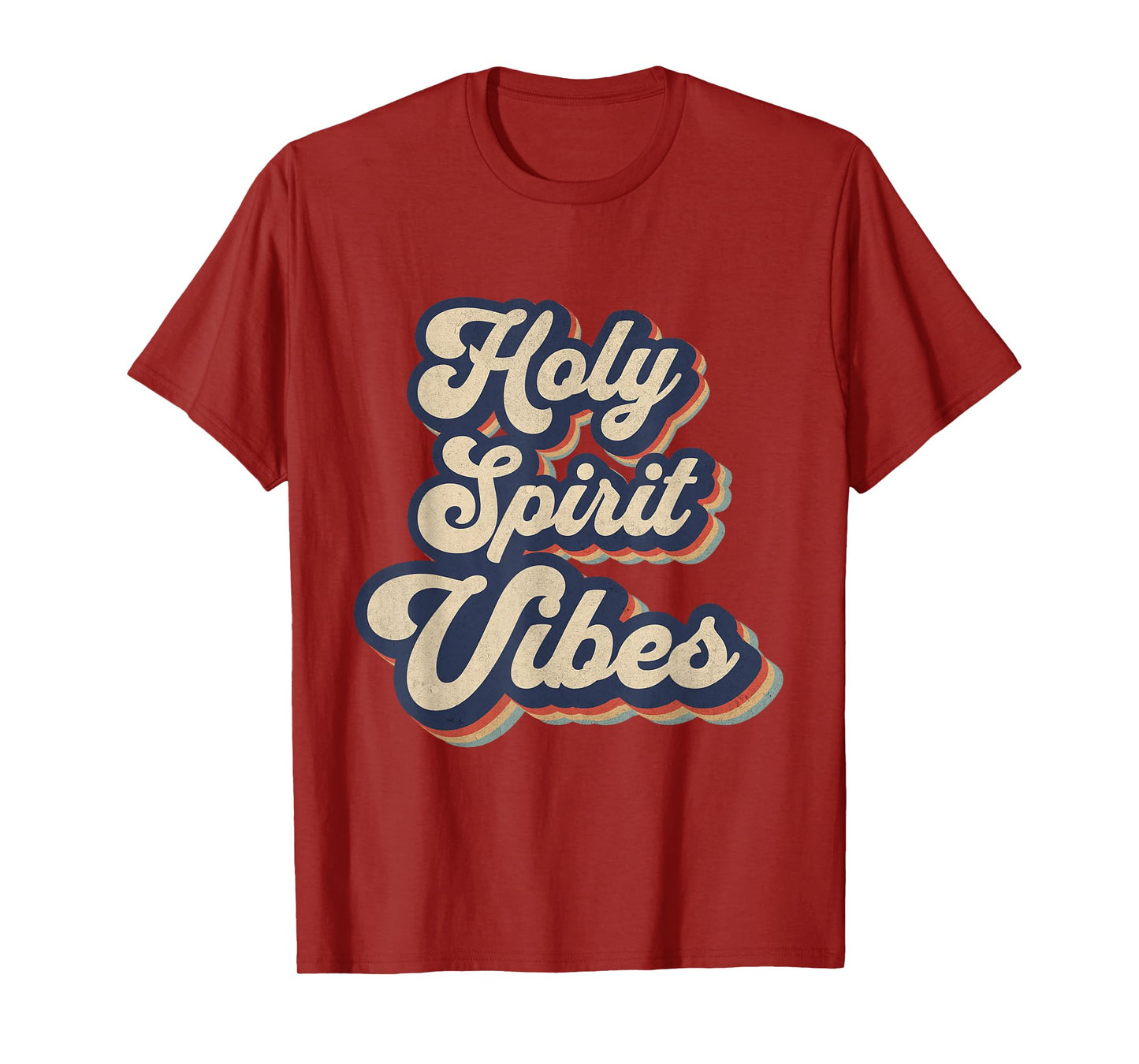 Holy Spirit Vibes Retro Religious Christian Design T-Shirt