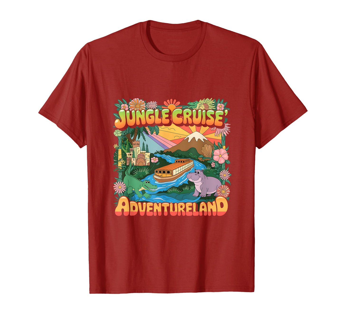 Camp VBS 2025 Adventureland Youth Group Jungle Cruise T-Shirt