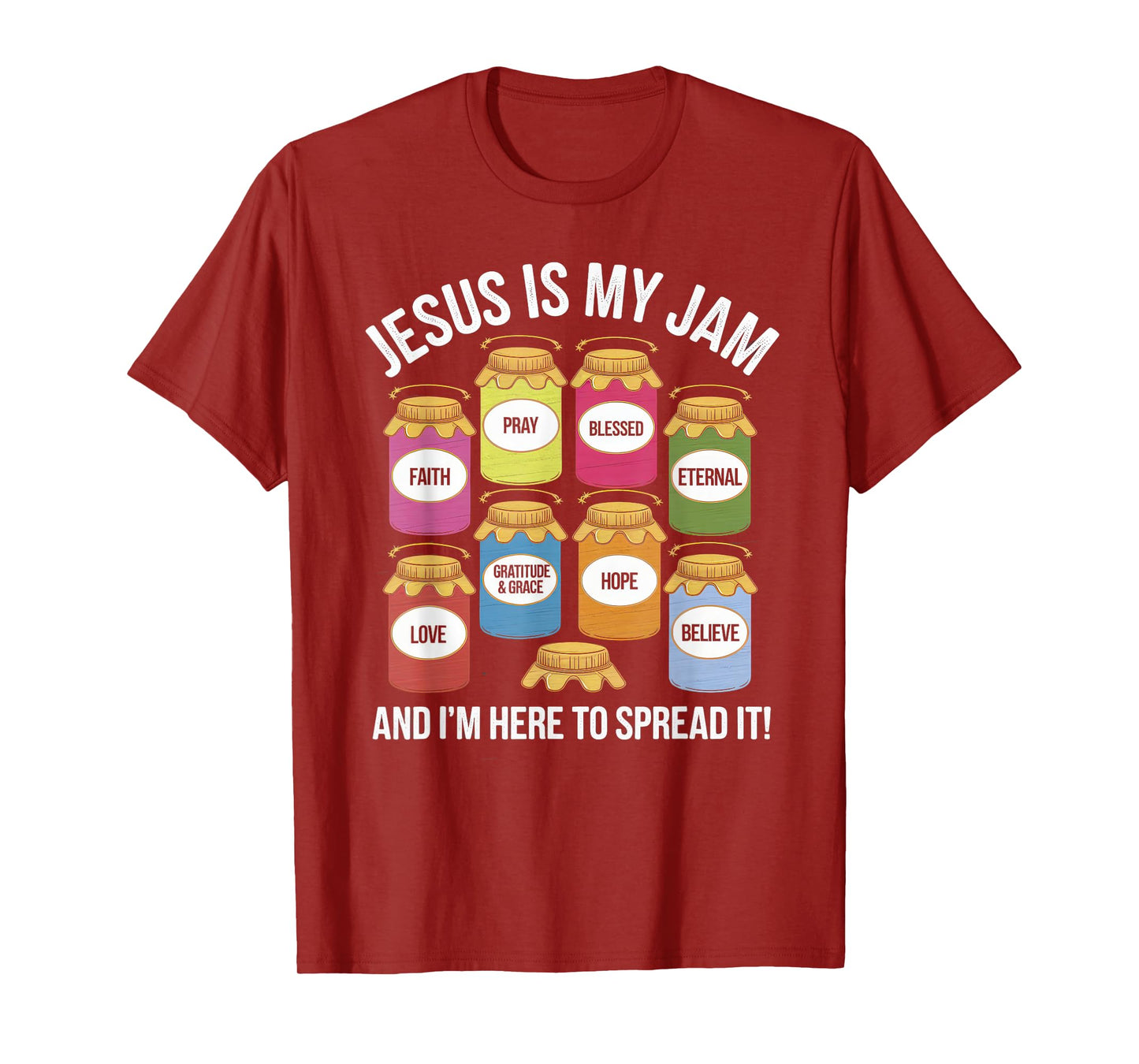 Jesus is My Jam Tshirt Men Women Christian Bible Verse T-Shirt