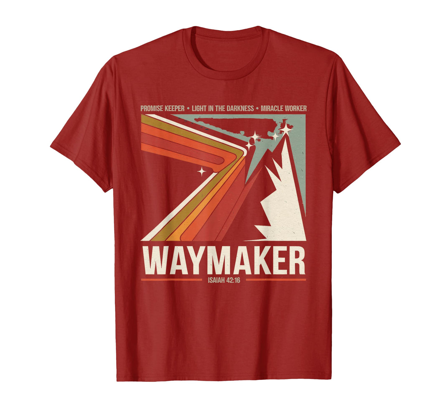 Waymaker Tshirt Promise Keeper Miracle Worker God Christian T-Shirt
