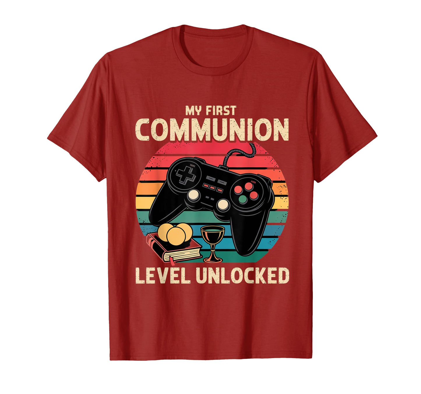 My first communion video game controller gifts boys girls T-Shirt
