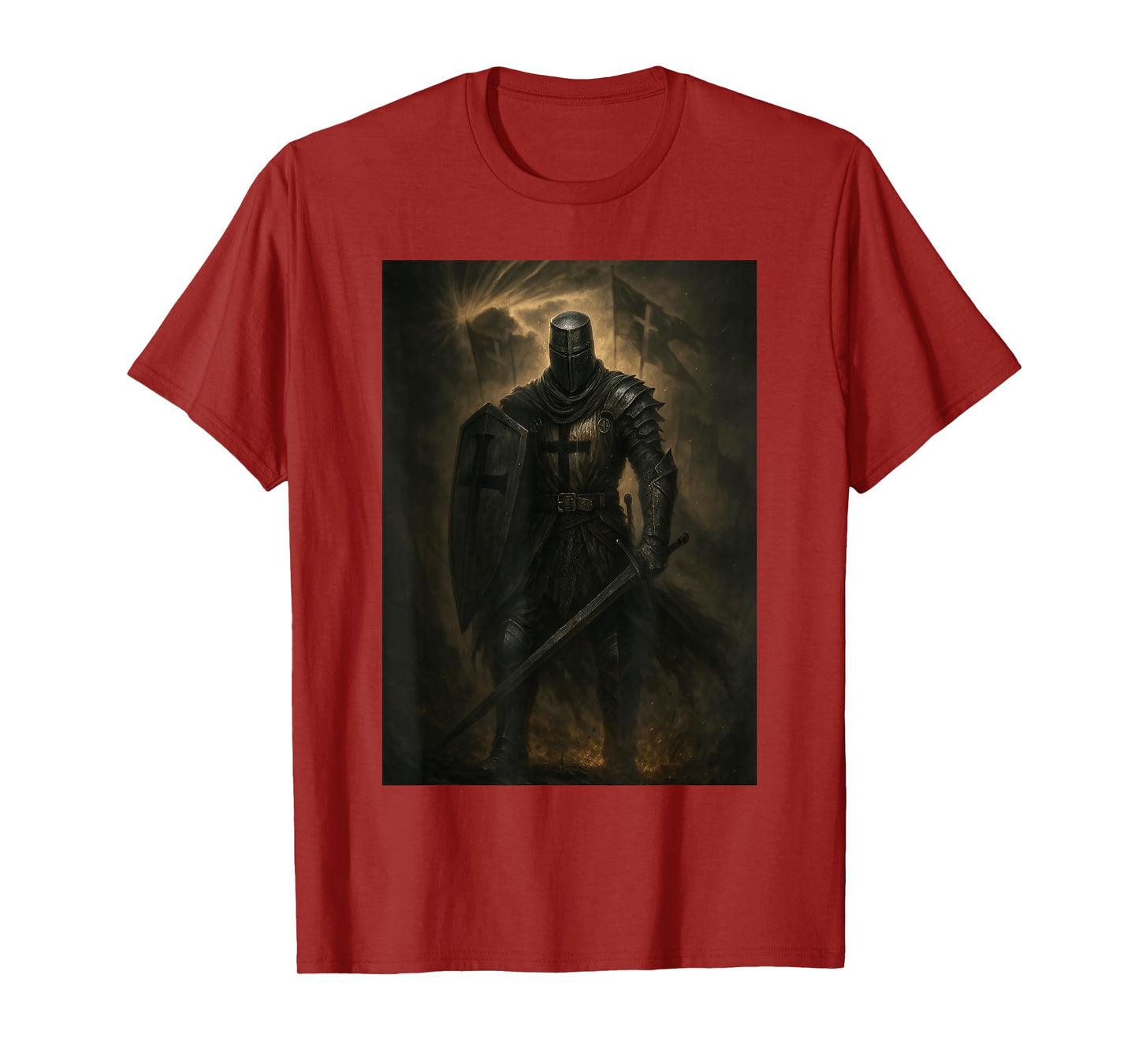 Christian Catholic Knight - Epic Warrior of Christ T-Shirt