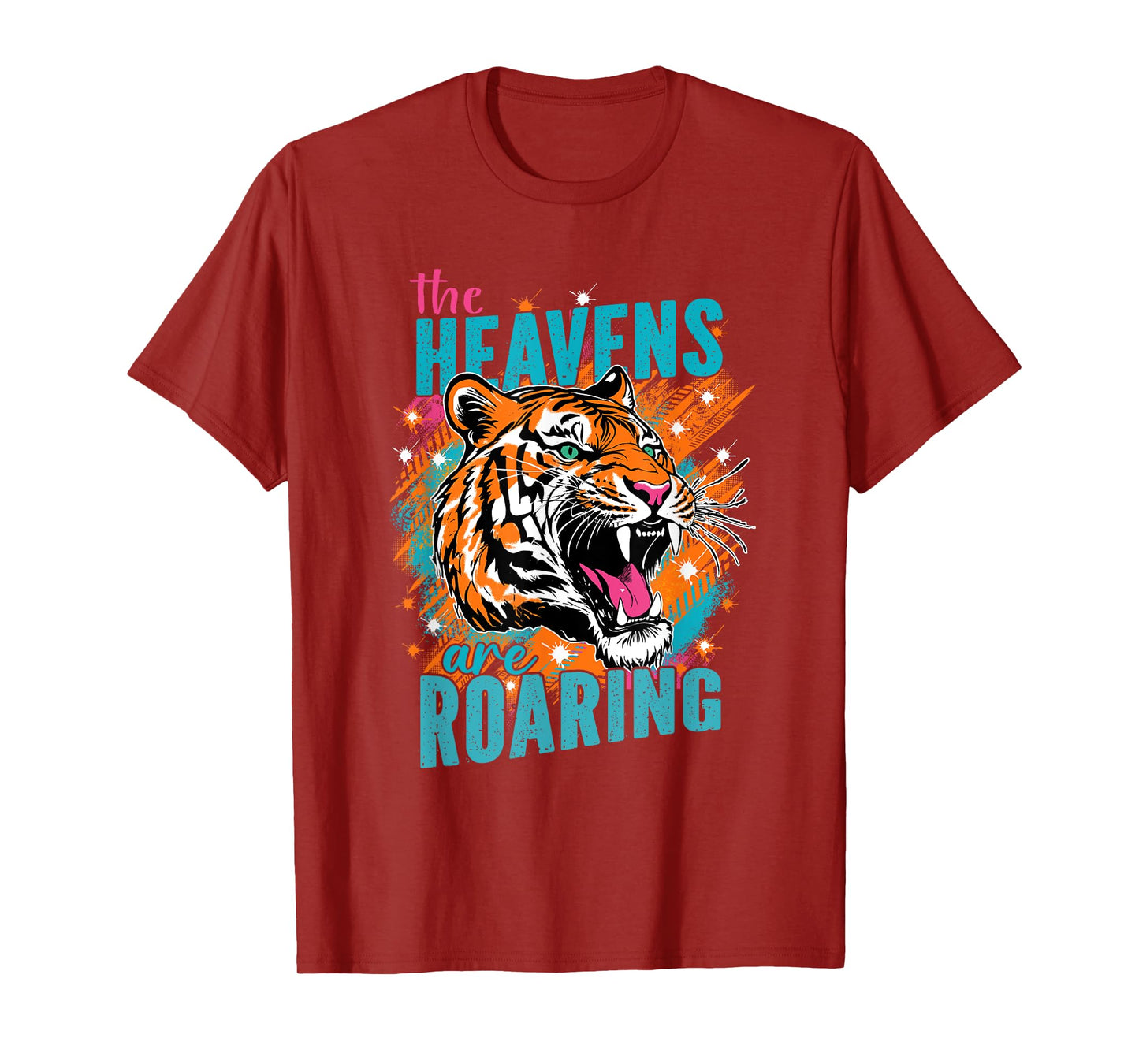 The Heavens are Roaring Psalm 19:1 Christian Faith Women Men T-Shirt