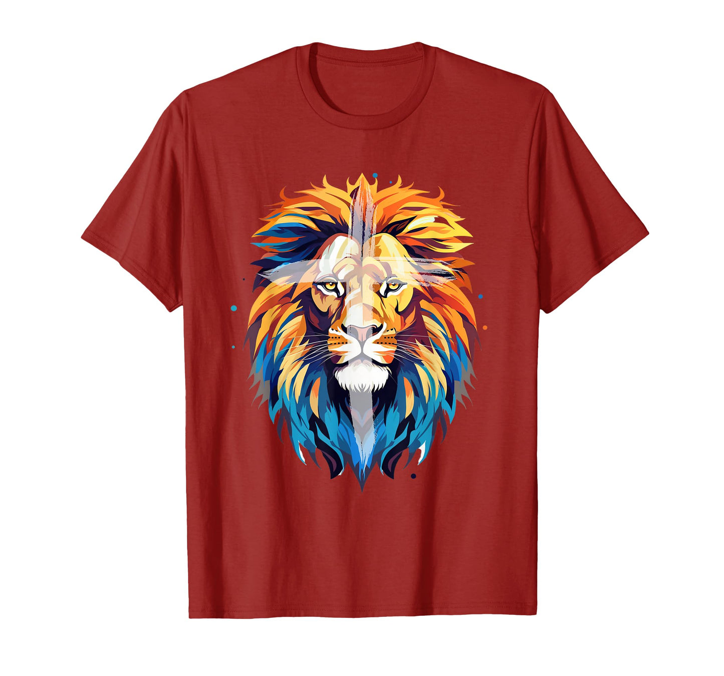 Jesus Lion of Judah Jesus Cross Faith Christian Kid Men Girl T-Shirt