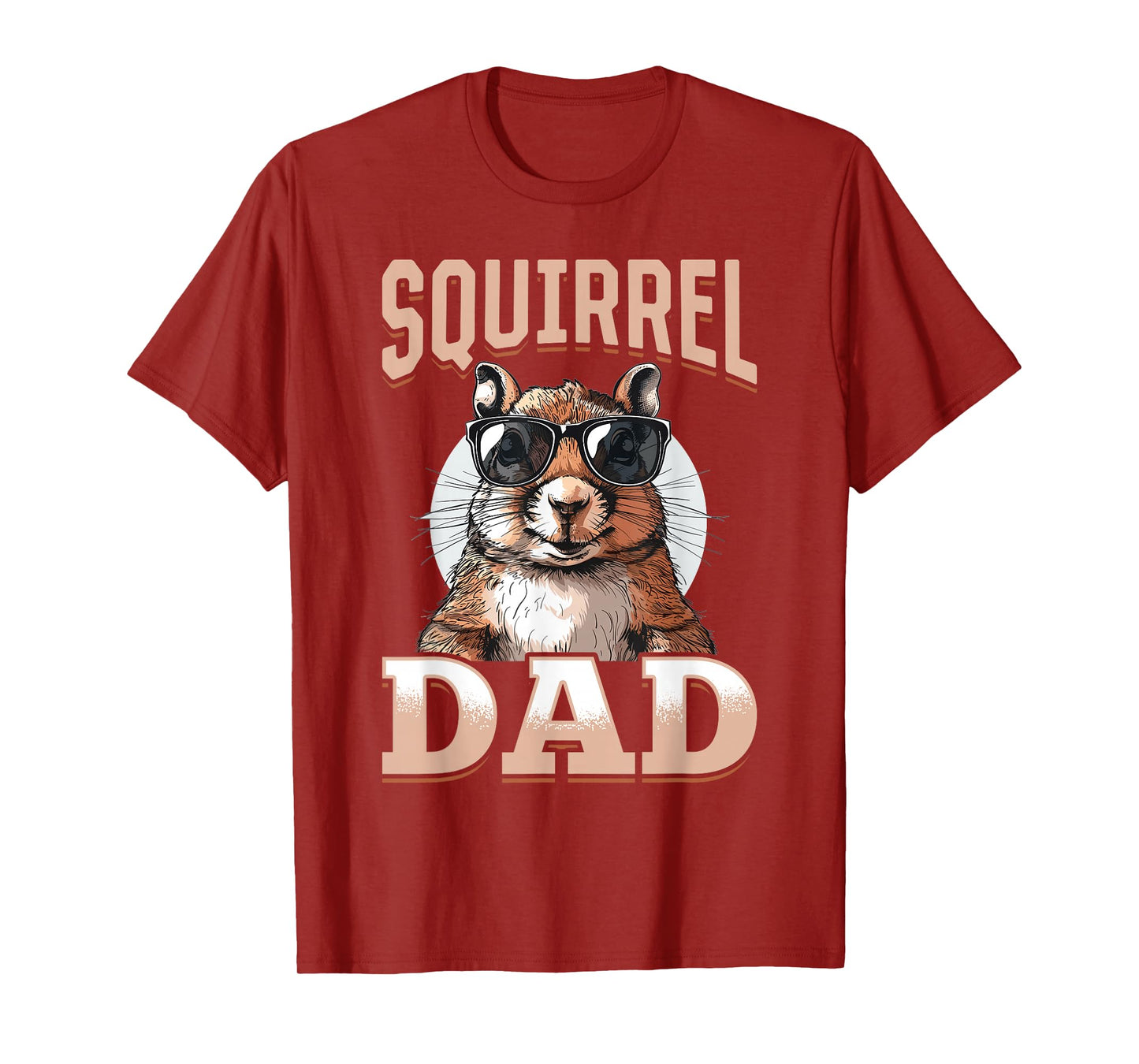 Funny Squirrel Animal Squirrel Dad T-Shirt