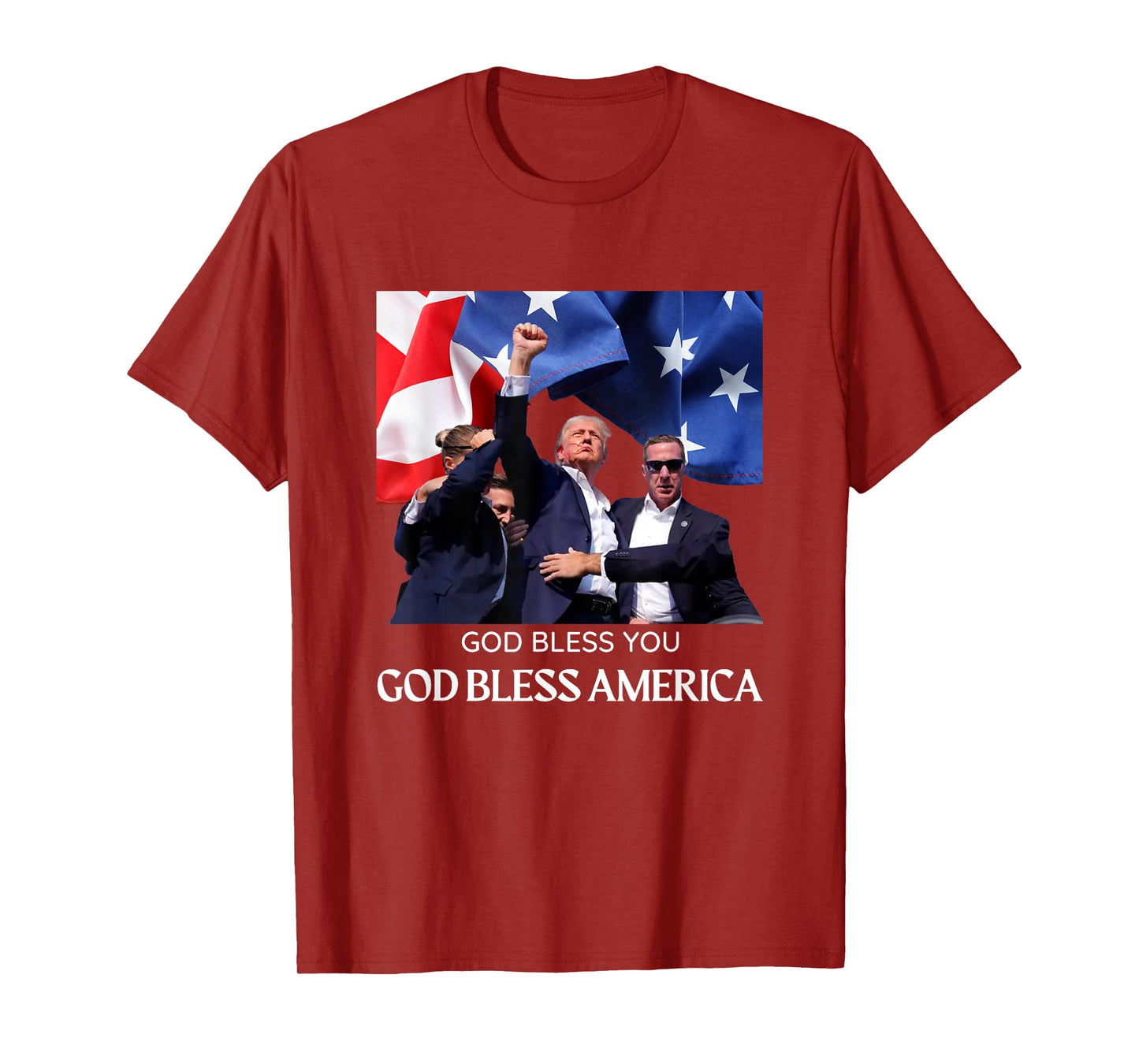 Donald Trump 2024 God Bless You - God Bless America T-Shirt