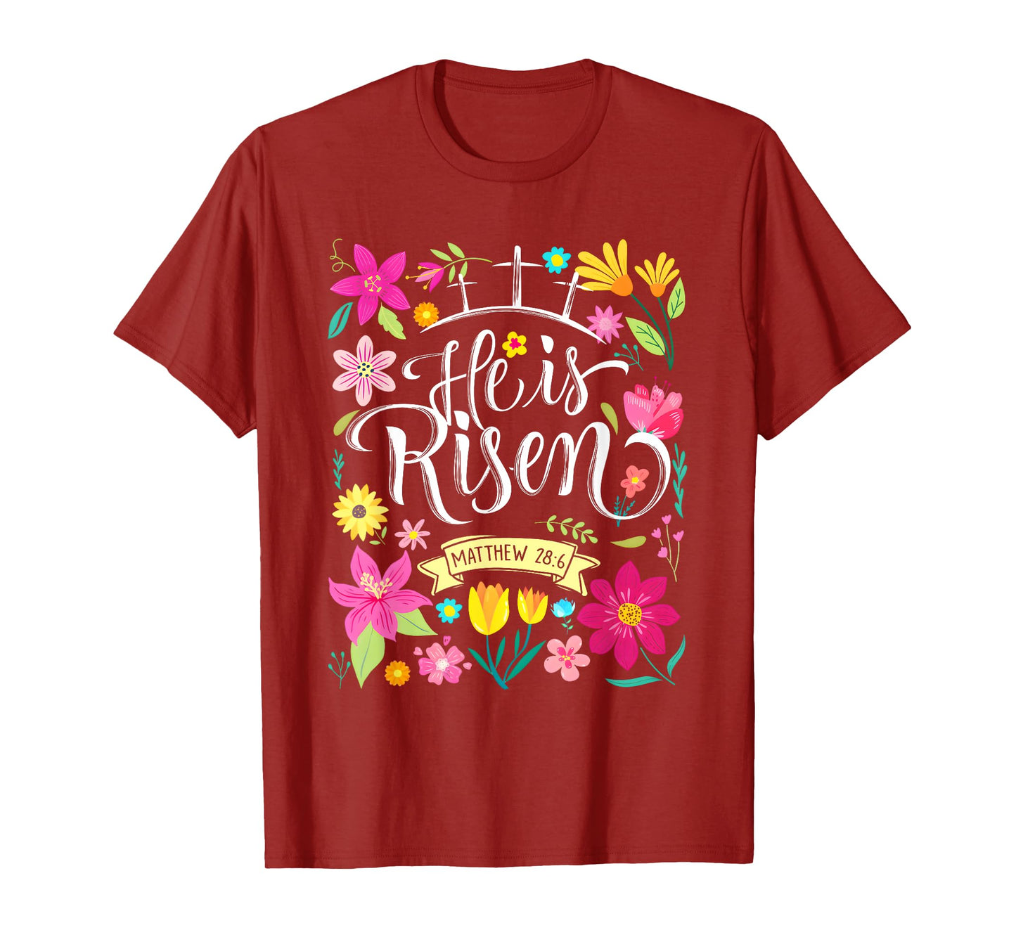 He is Risen Jesus Coquette Christian Happy Easter Kids Women T-Shirt