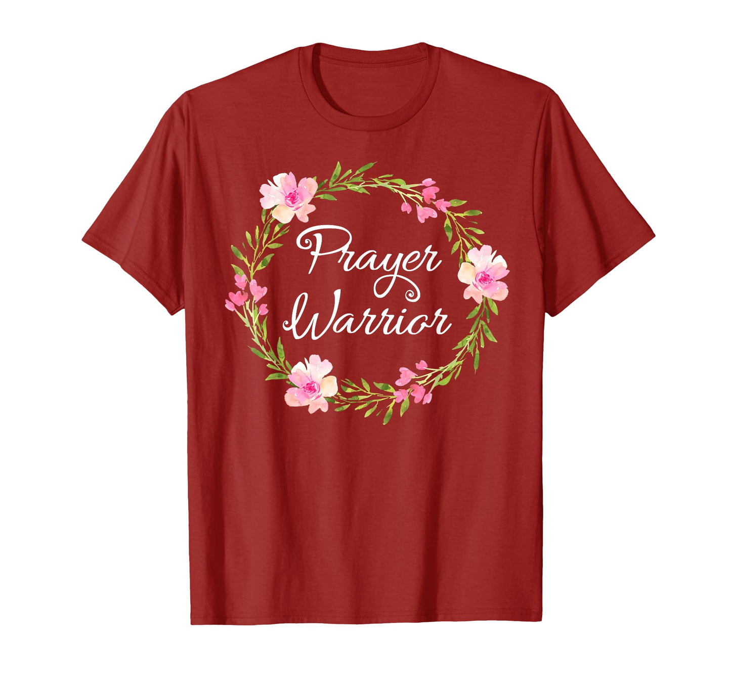 Inspirational, Prayer Warrior T-shirt. Faith Sayings Tee T-Shirt