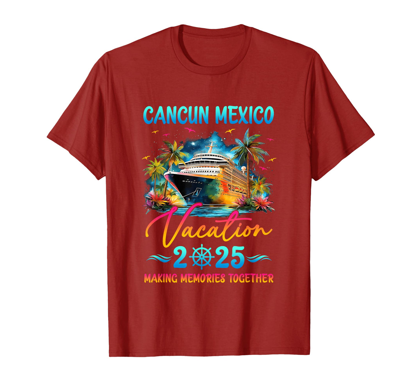 Cancun Mexico Family Vacation 2025 Matching Group Summer T-Shirt