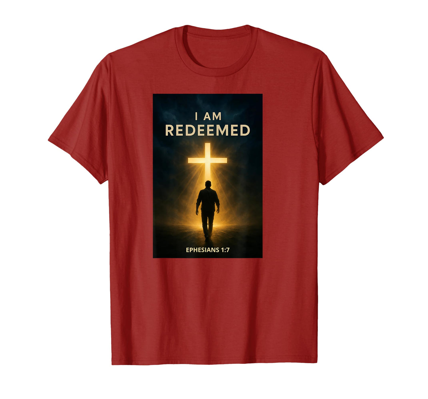 I Am Redeemed Powerful Ephesians 17 Scripture Bible Verses T-Shirt