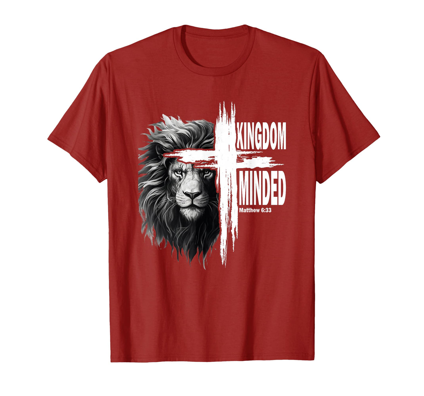 Kingdom Minded Matthew 6:33 Christian Pray Jesus Faith T-Shirt