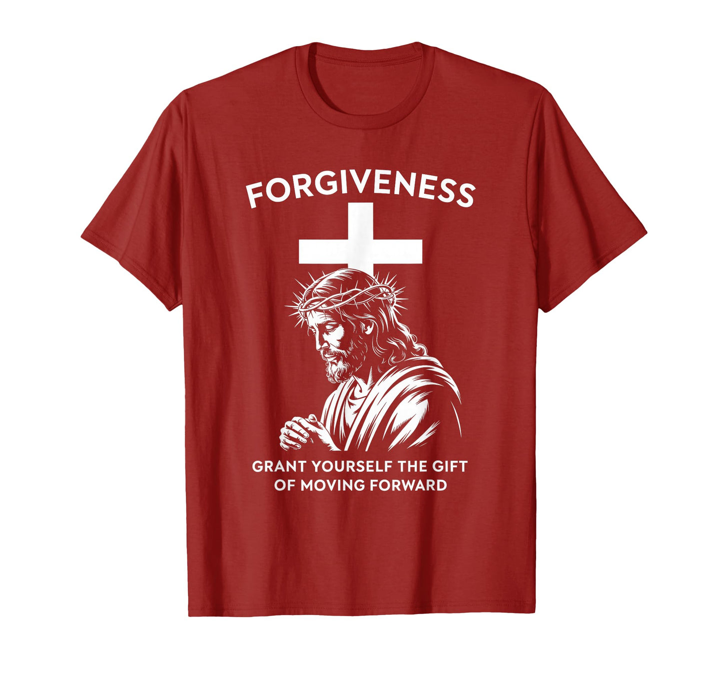Forgiveness Cross & Christ Christian Streetwear T-Shirt