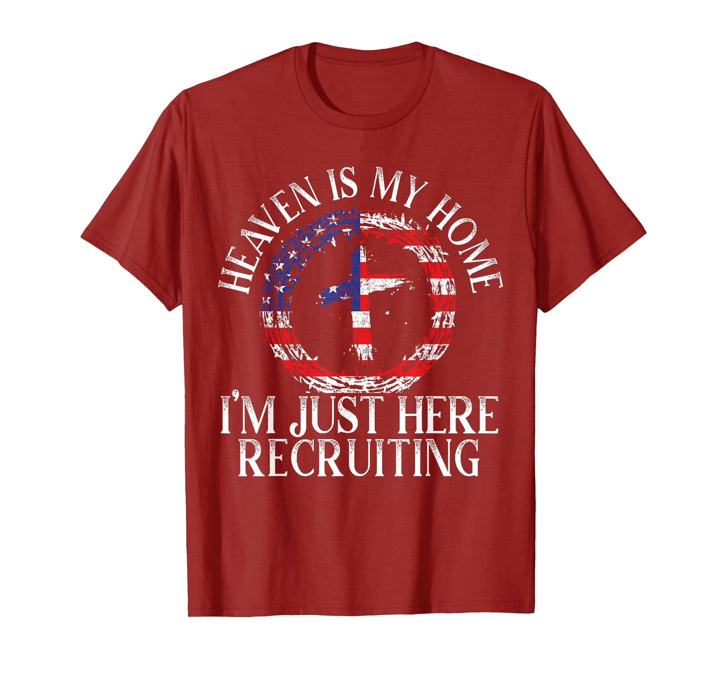 Heaven Is My Home I'm Just Here Recruiting Preacher Pastor T-Shirt