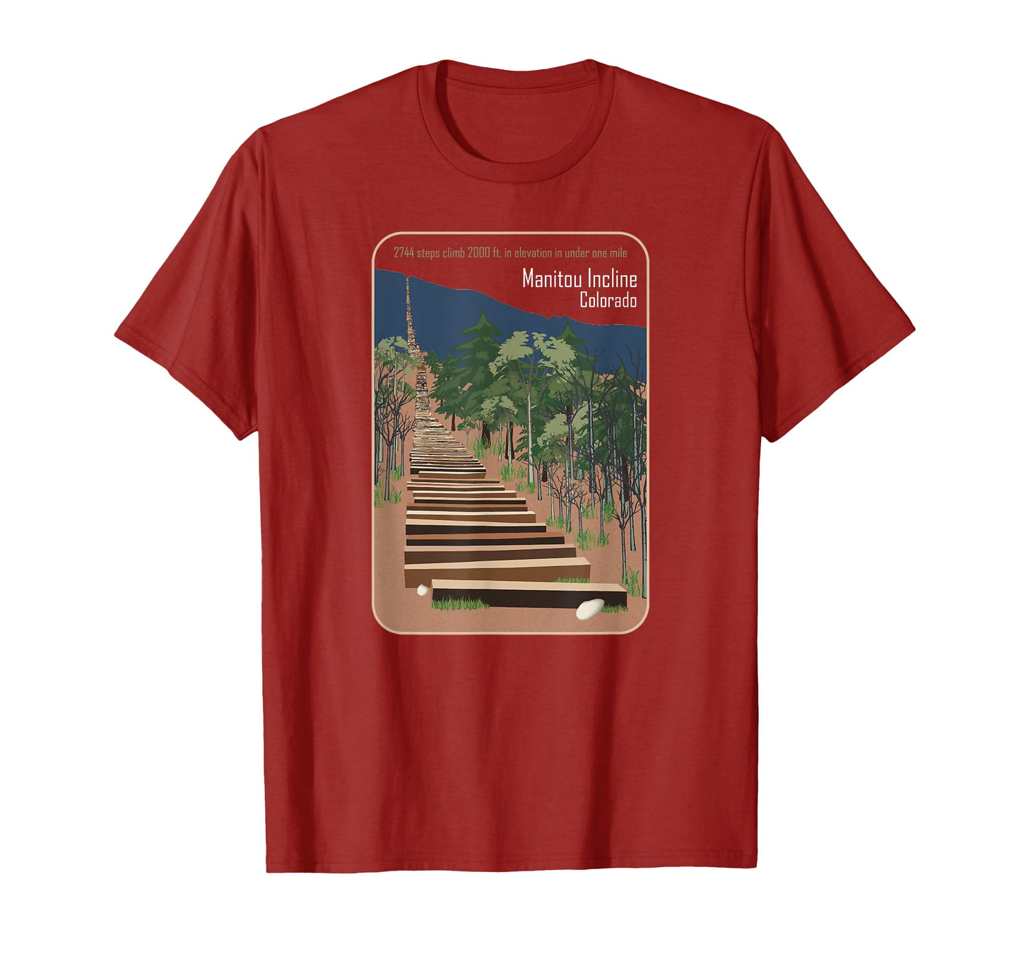 Manitou Incline, Colorado T-Shirt
