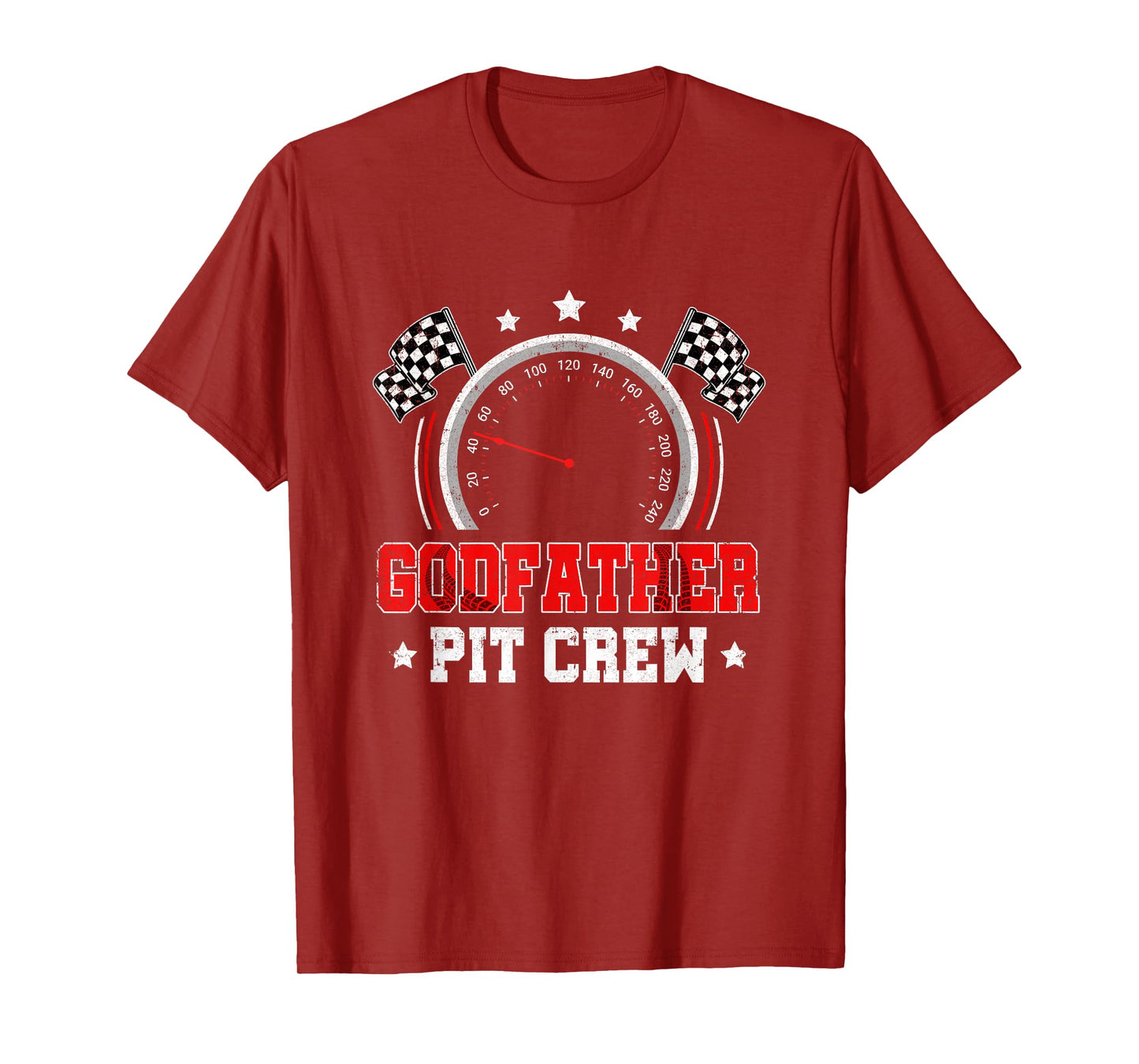 Godfather Pit Crew Race Car Birthday Party Racing Family T-Shirt