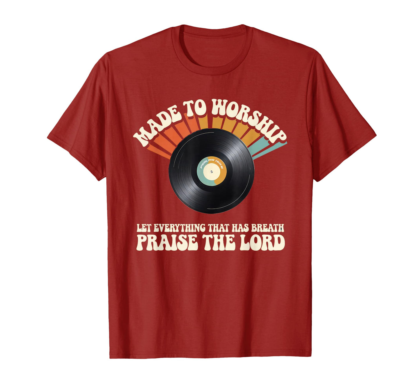 Worship Tshirt Christian Music Retro Cassette Psalms 150:6 T-Shirt