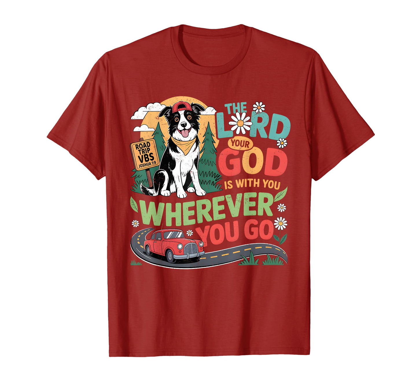 Road Trip VBS 2025 Christian Dog Bible Theme T-Shirt for Men Women Kids