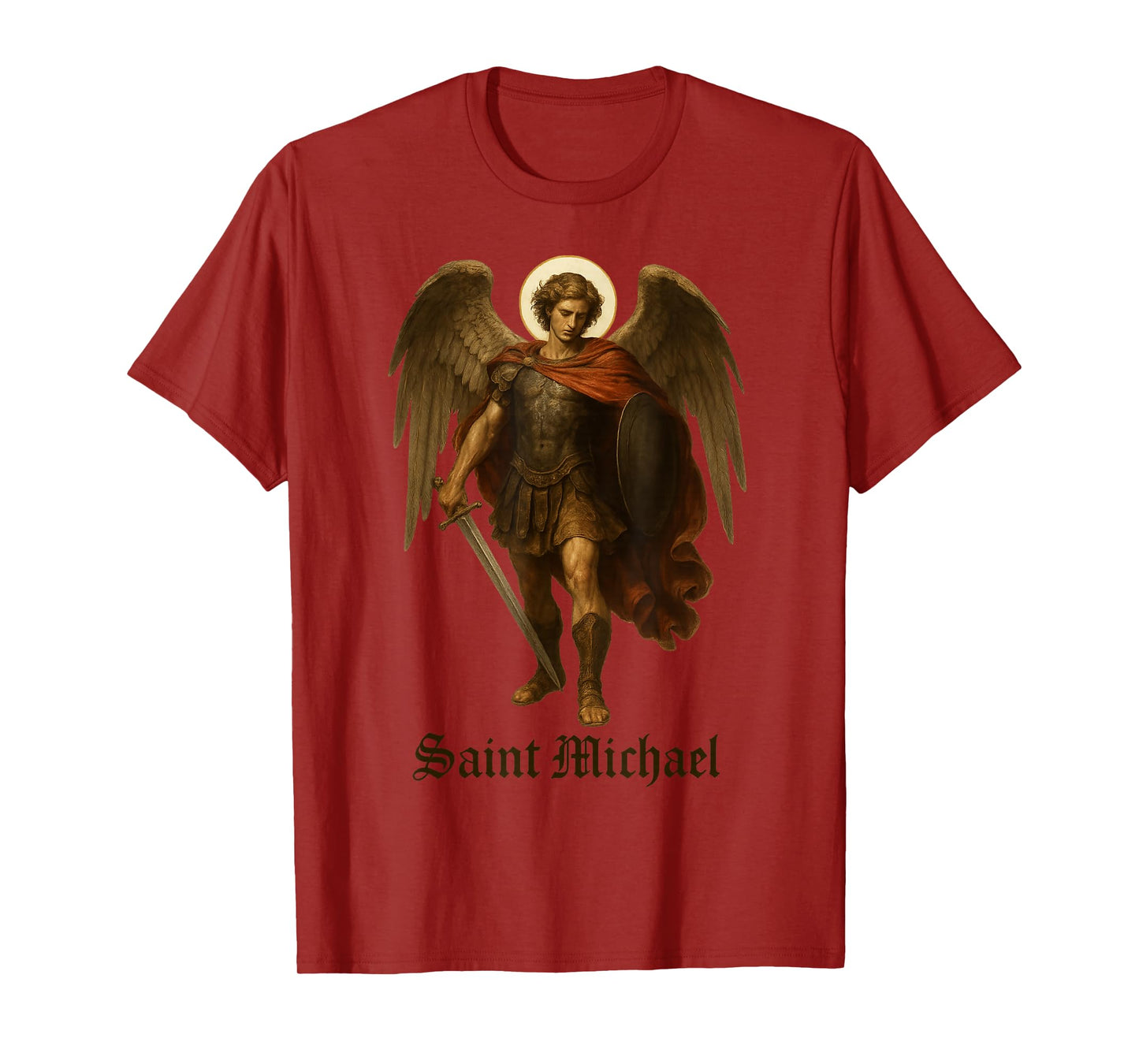 Archangel Saint Michael Prayer - Catholic Christian T-Shirt