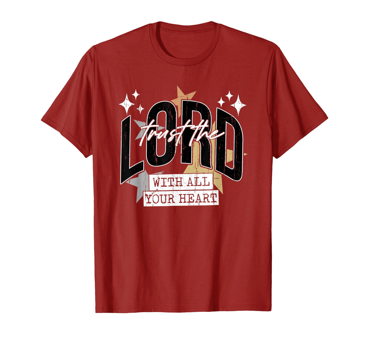 Trust The Lord with All Your Heart, Christian, Religious T-Shirt
