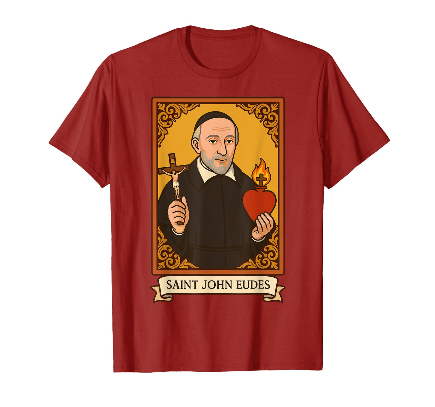 John Eudes Priest Sacred Heart Catholic Saint T-Shirt