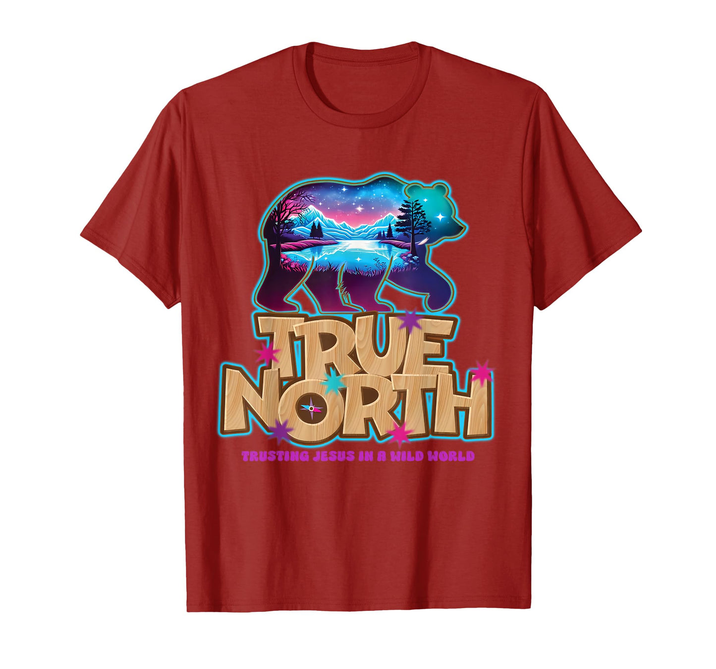 True North VBS 2025 Christian Trusting Jesus Wilderness T-Shirt