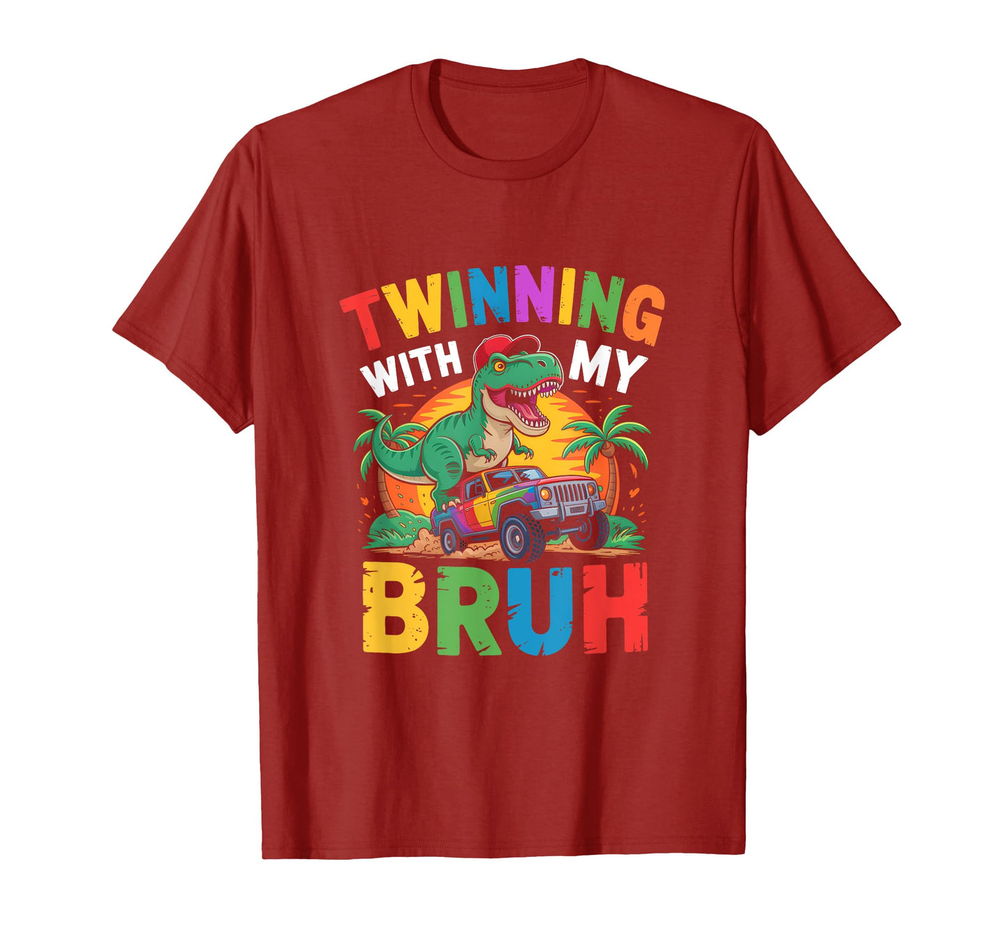 Twinning With My Bestie Kids Boys Funny Twin Day Spirit Week T-Shirt