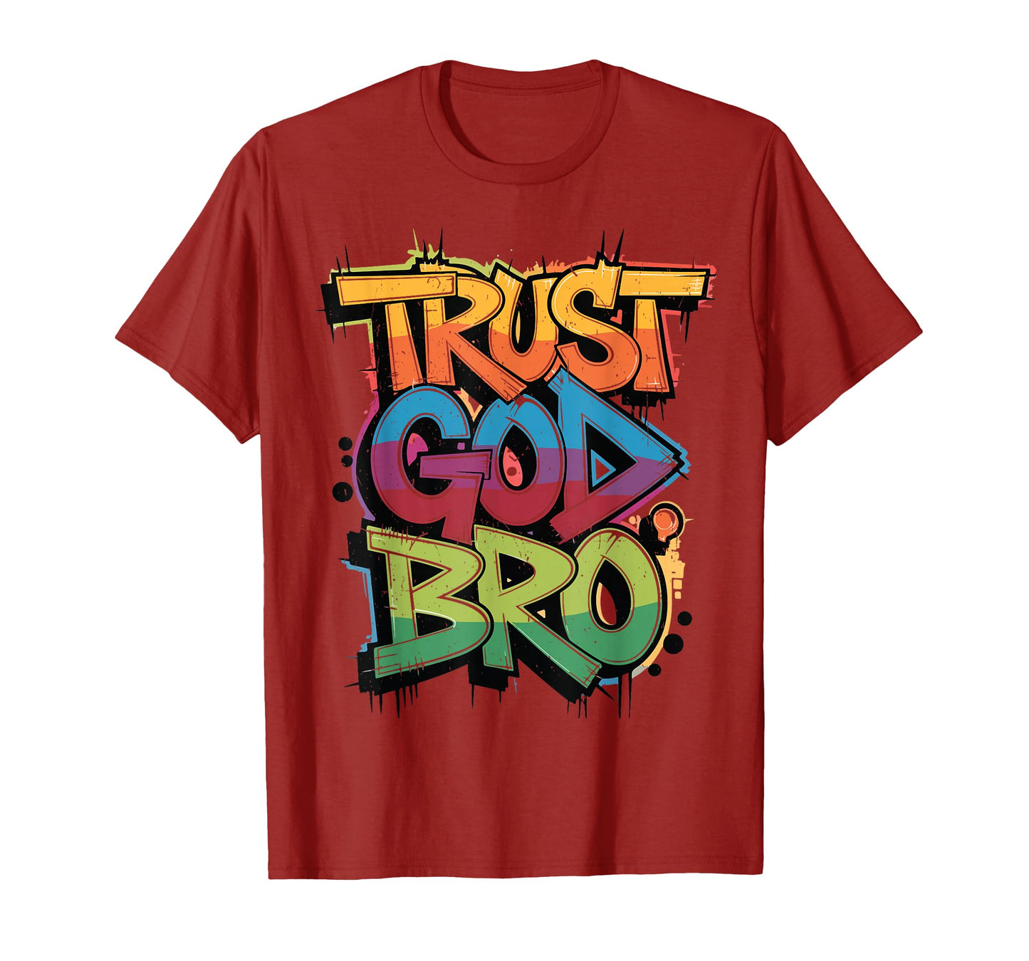 Kids Trust God Bro Funny Christian Boys Teen Brother Toddler T-Shirt