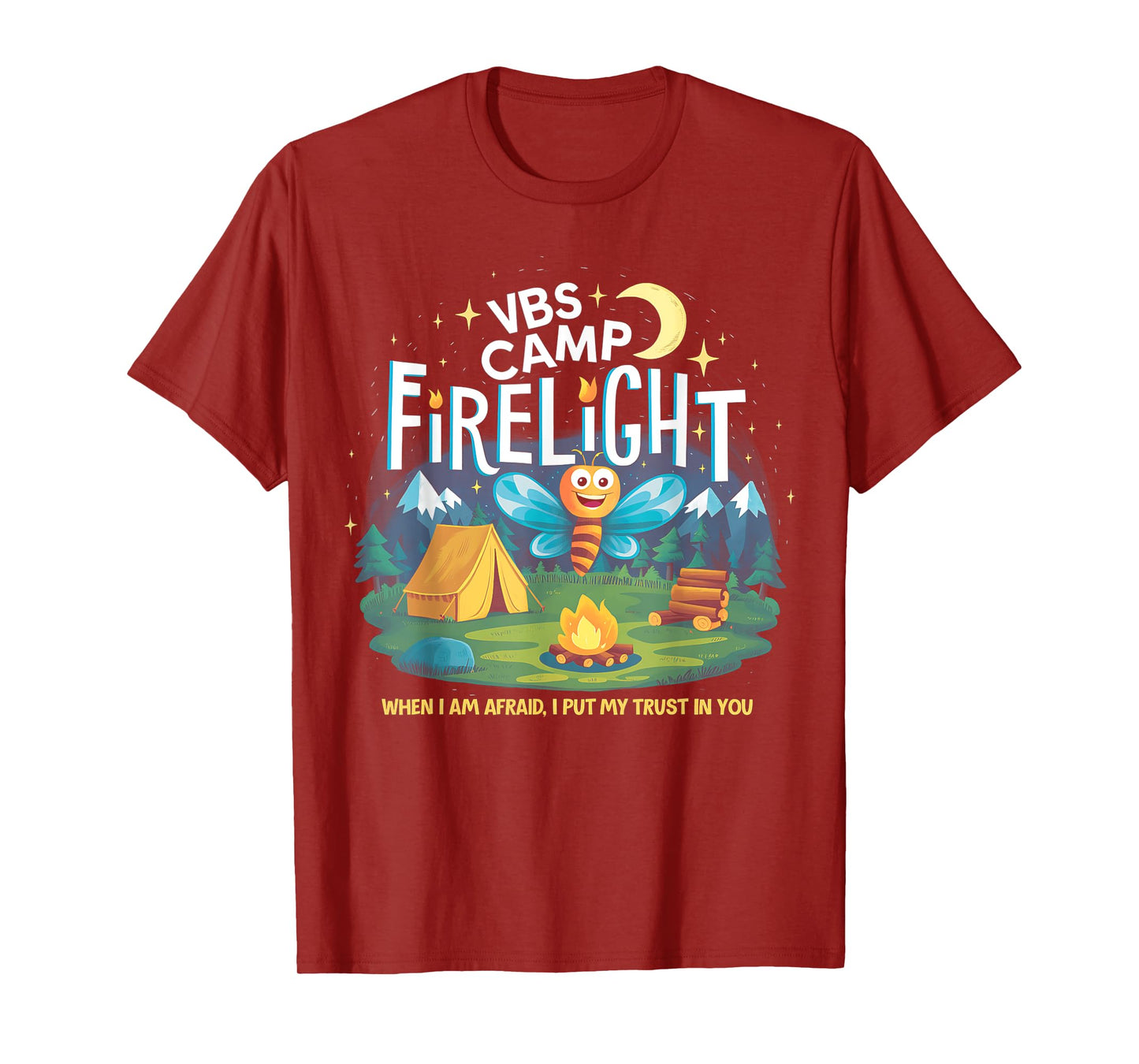 Camp Firelight VBS Camp Vacation Bible School Firework 2024 T-Shirt