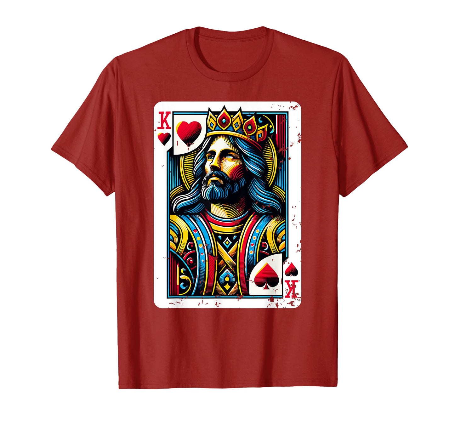 Jesus King Card Christian Bible T-Shirt
