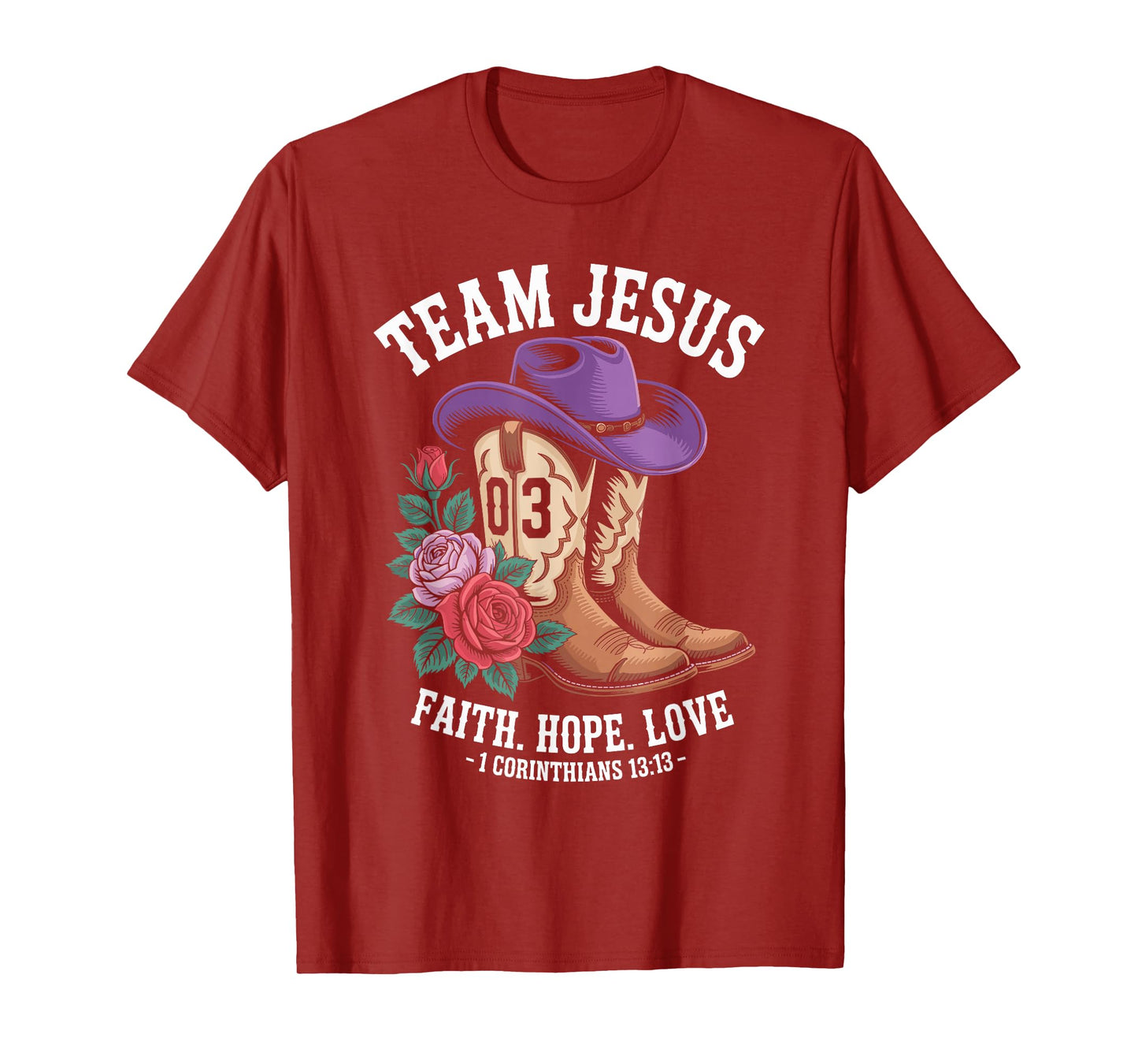 Christian - Team Jesus 03 Faith Hope Love T-Shirt