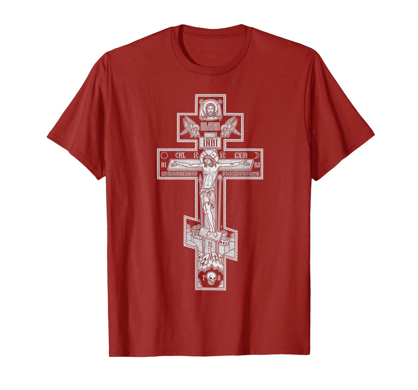 Eastern Orthodox Christian Christ Crucifix Icon T-Shirt
