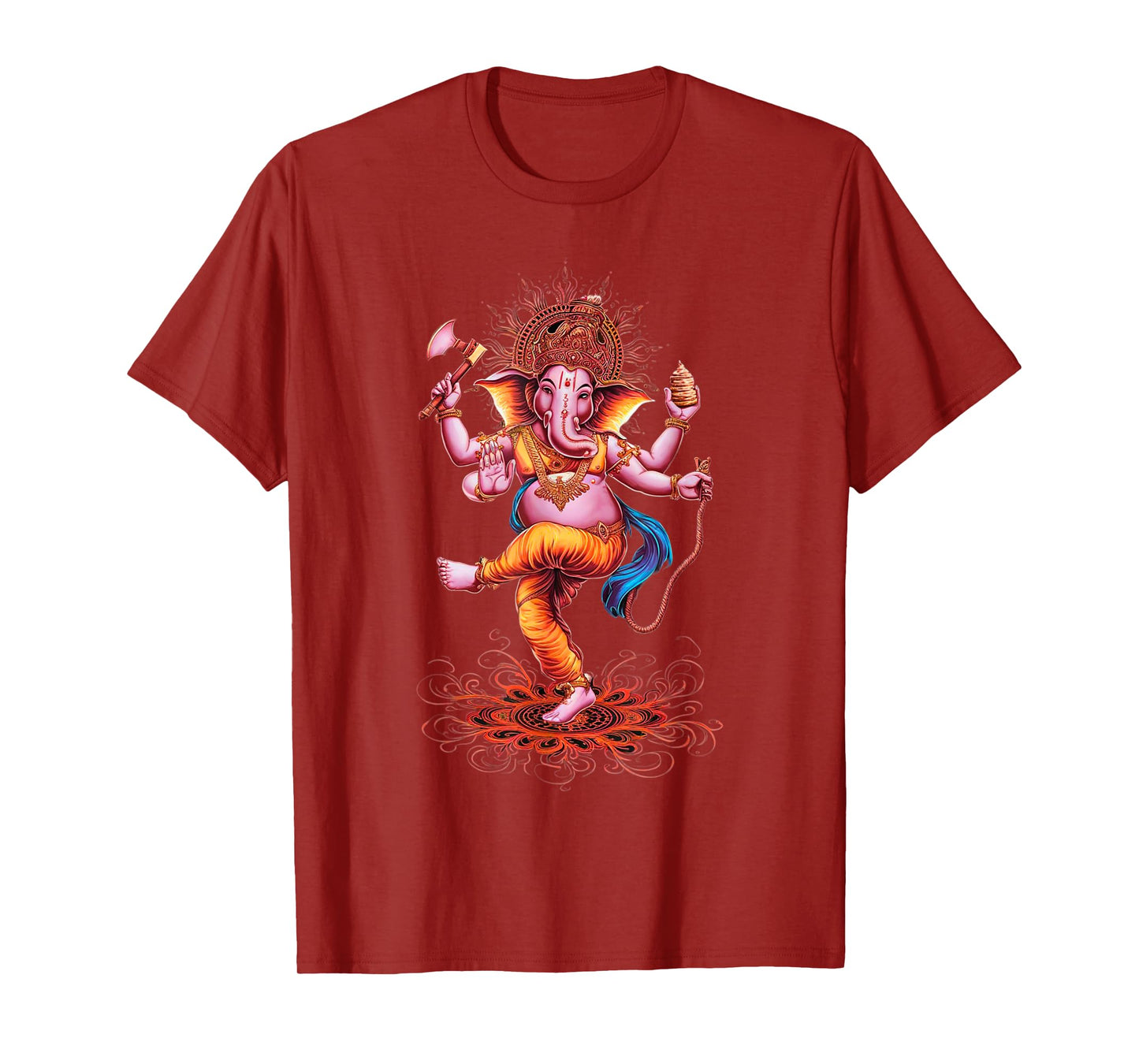 Hindu Ganesha Puja Elephant God India Meditation Yoga Murti T-Shirt